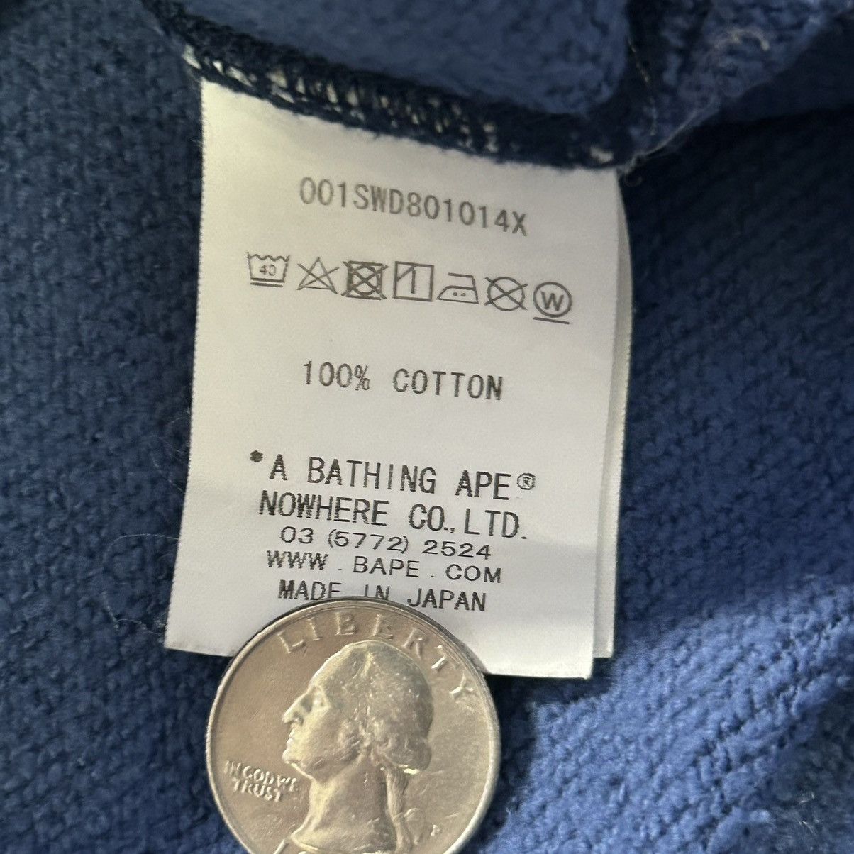 Bape BAPE Blue Camo Sweatshirt Size US M / EU 48-50 / 2 - 6 Thumbnail