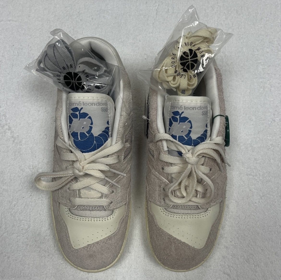 Aime Leon Dore × New Balance Aimé Leon Dore New Balance 550 Gray Suede Size US 8 / EU 41 - 3 Thumbnail