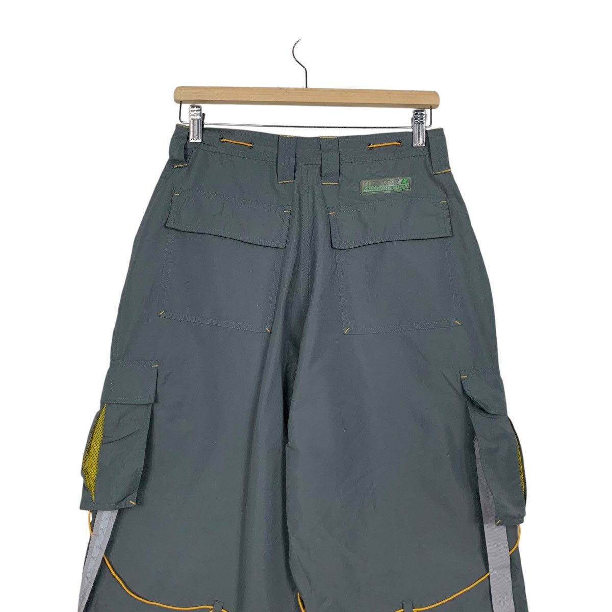 Japanese Brand NON HOOLIGAN Bondage Multipocket Poly Cargo Pant #2817-C127 Size US 28 / EU 44 - 15 Thumbnail