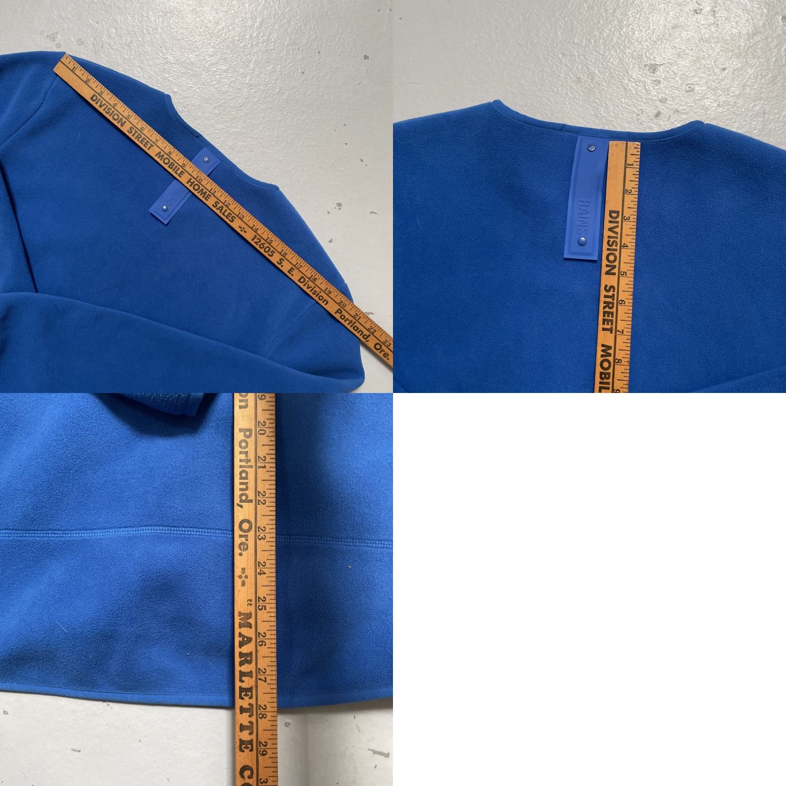 Rains RAINS Fleece Cardigan Style Full Zip Jacket NWOT? Blue M Unisex Adults Size M Cardigan Fleece Full Zip Jacket Blue Size US M / EU 48-50 / 2 - 8 Thumbnail