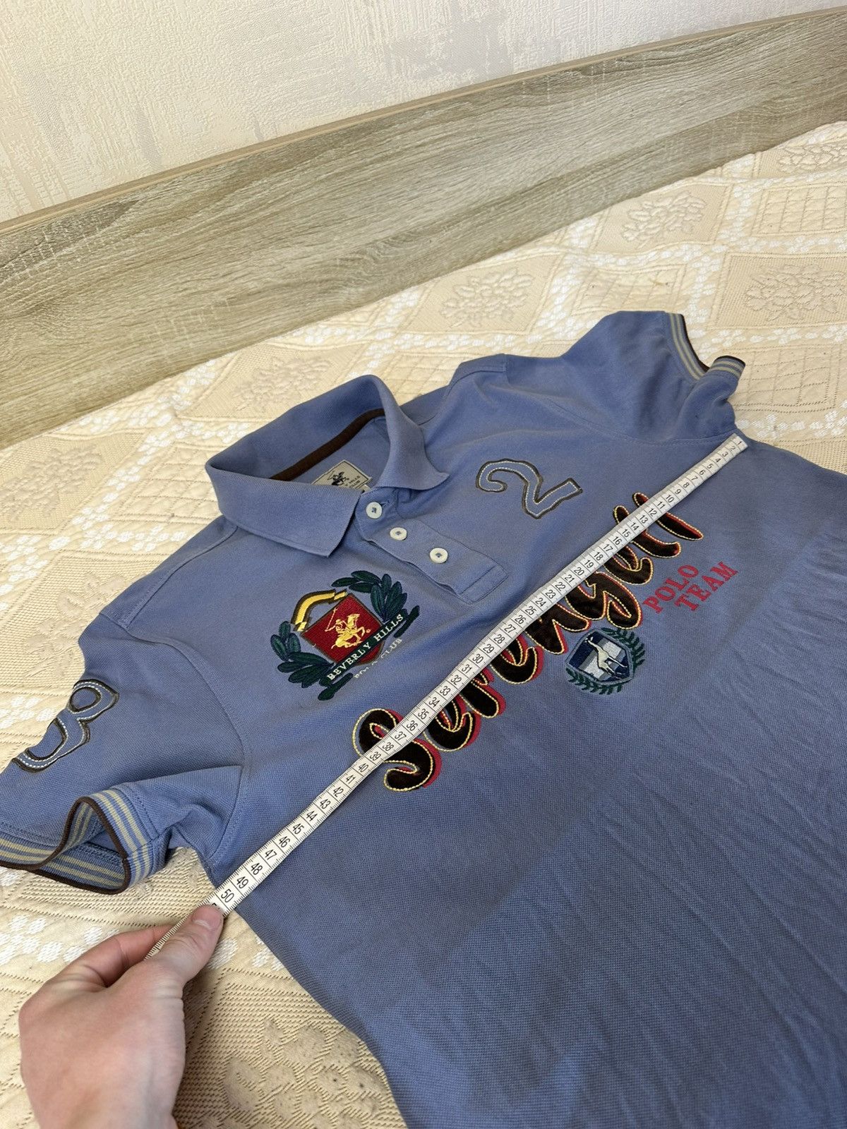 Beverly Hills Polo Club 🔥 Beverly Hills Polo Club Chief Keef Y2K Rugby T Shirt Size US M / EU 48-50 / 2 - 9 Thumbnail