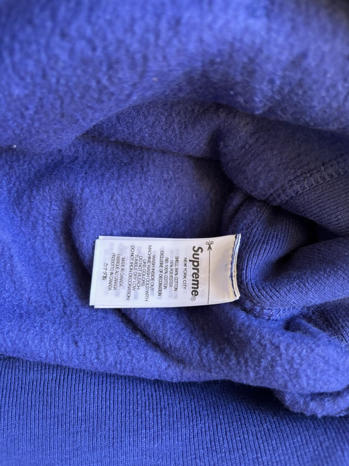 Supreme Supreme Royal Collegiate Acronym Hoodie Size US M / EU 48-50 / 2 - 7 Thumbnail