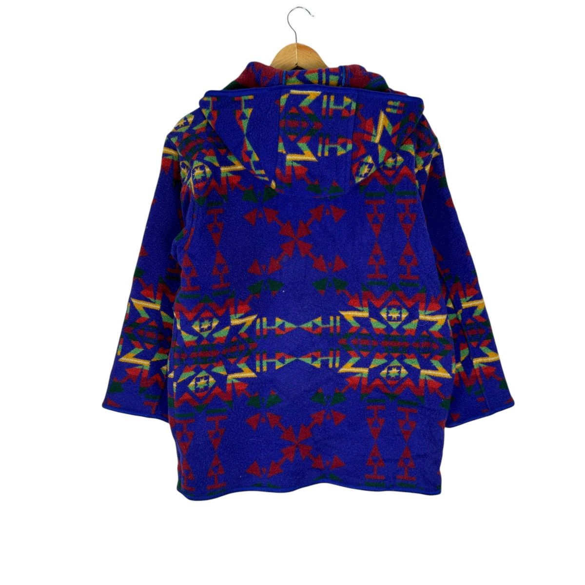 United Colors Of Benetton ☀️UCOB NAVAJO AZTEC HOODIE WOOL JACKET Size M / US 6-8 / IT 42-44 - 6 Thumbnail
