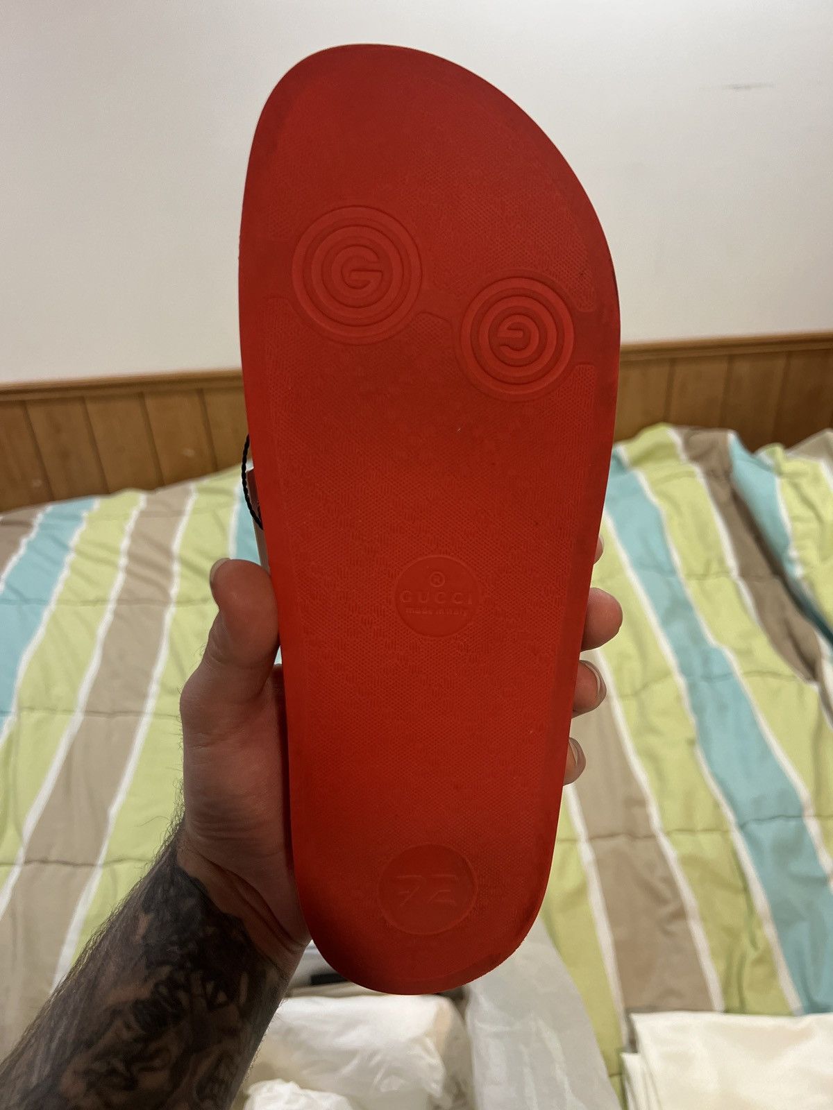 Gucci Gucci slides Size US 11 / EU 44 - 4 Thumbnail
