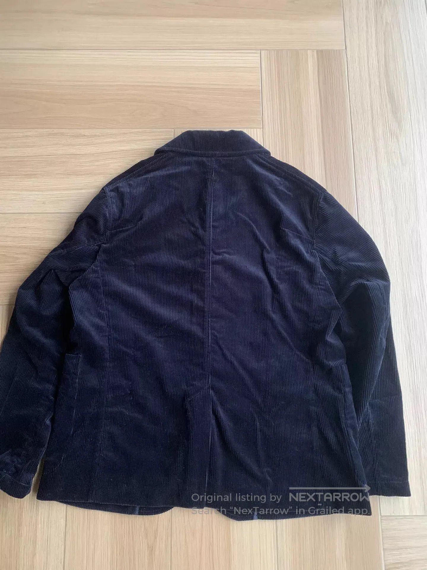 Private White V.C. Blue Corduroy Button-Front Jacket - Size L. Size US L / EU 52-54 / 3 - 2 Thumbnail