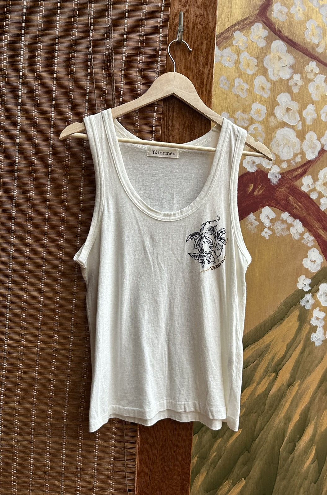 Y's for Men Vintage Y’s for Men By Yohji Yamamoto Chest Logo Tank Top Size US M / EU 48-50 / 2 - 1 Thumbnail