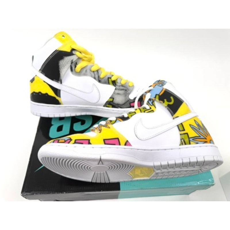 Nike VNDS OG Nike Dunk High SB QS "De La Soul" Sneakers Size 11 Size US 11 / EU 44 - 2 Thumbnail