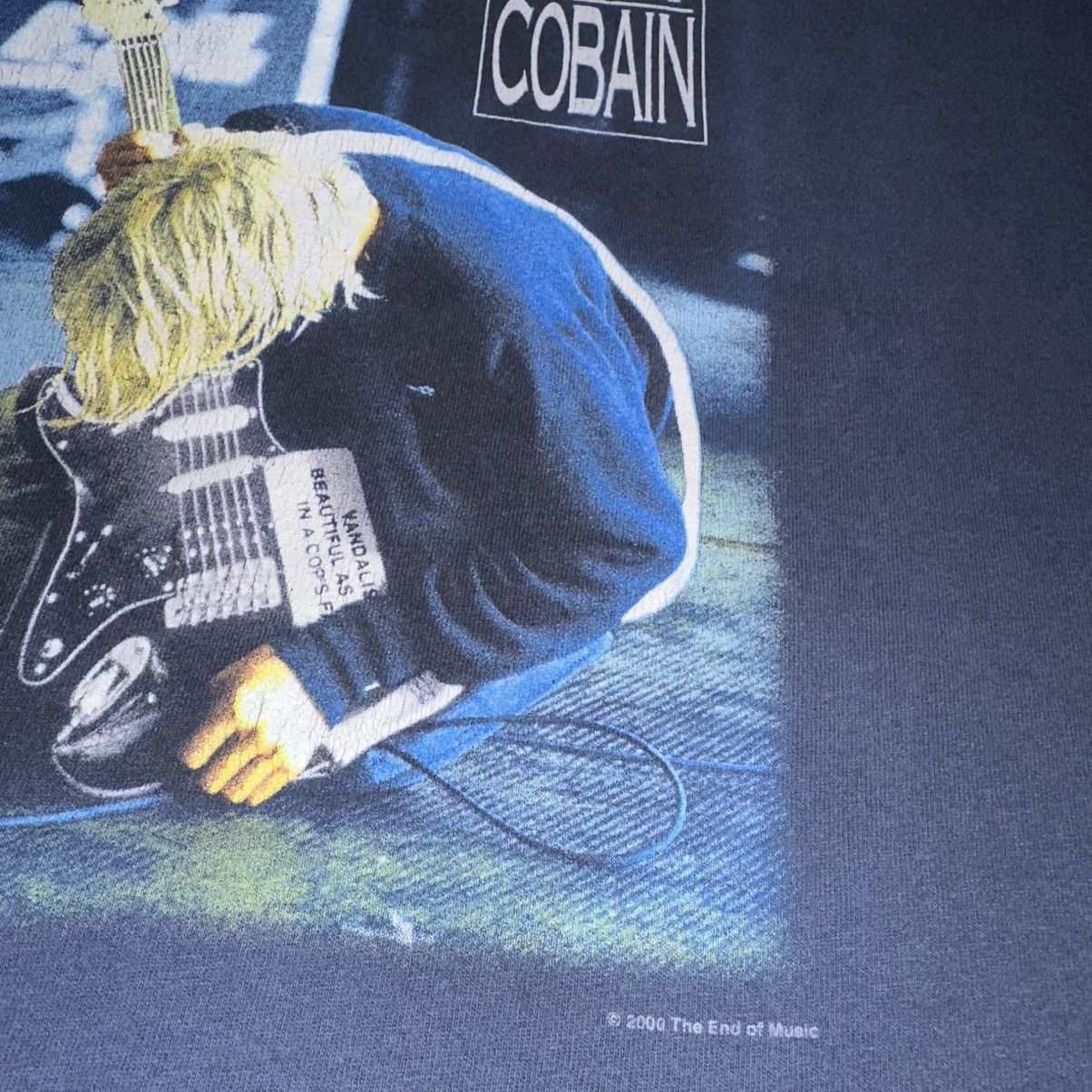 Band Tees Vintage Kurt Cobain T-shirt Size US XXL / EU 58 / 5 - 5 Thumbnail