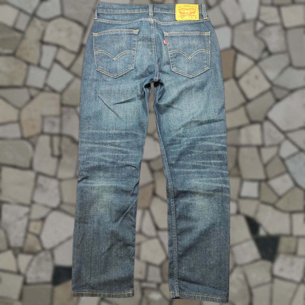 Levi's Levi's 514 Jeans Denim Blue Regular Slimming 30x28 Western Cowboy 80s 90s USA Mens Size US 30 / EU 46 - 1 Thumbnail