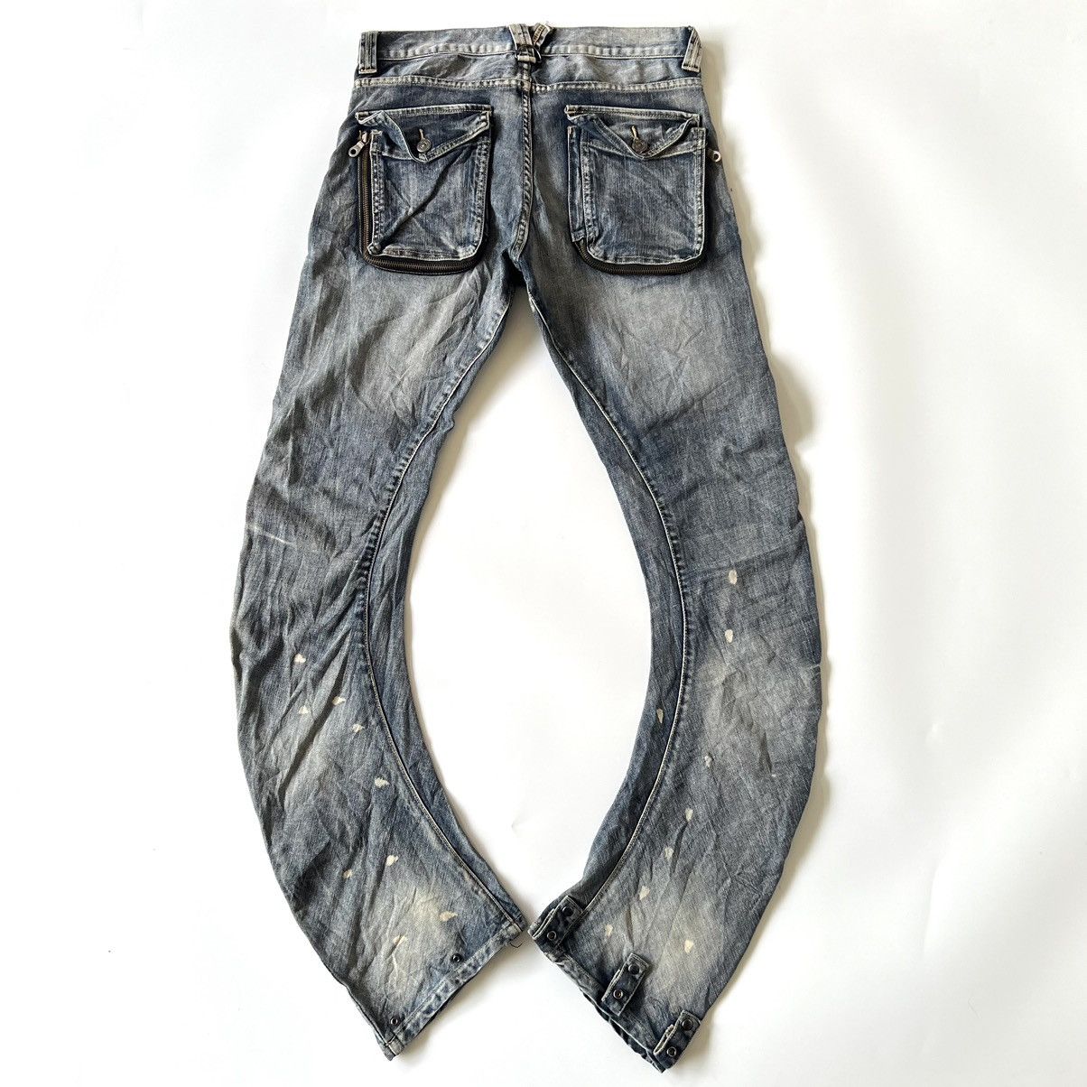 PPFM PPFM Arch Twisted Jeans 2000s Size US 32 / EU 48 - 6 Thumbnail