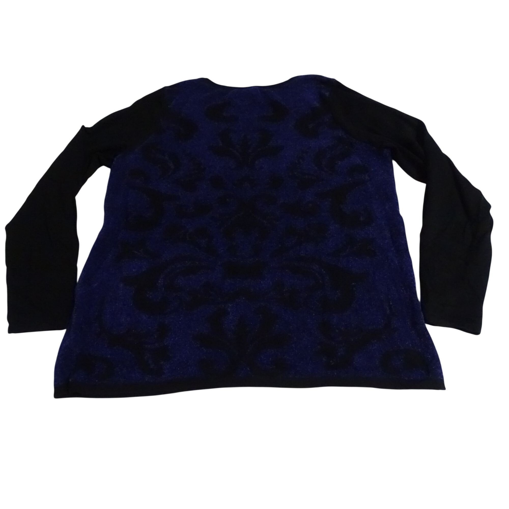 Other Dana Buchman Purple Black Knit Pullover Sweater Size XL Size XL / US 12-14 / IT 48-50 - 3 Thumbnail
