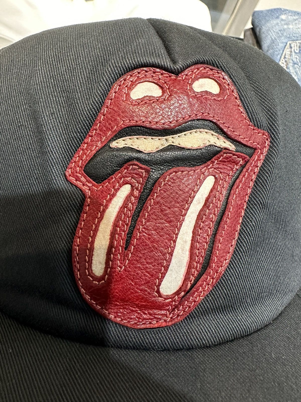 Chrome Hearts Chrome Hearts x Rolling Stones Leather Patch Trucker Hat Size ONE SIZE - 4 Thumbnail