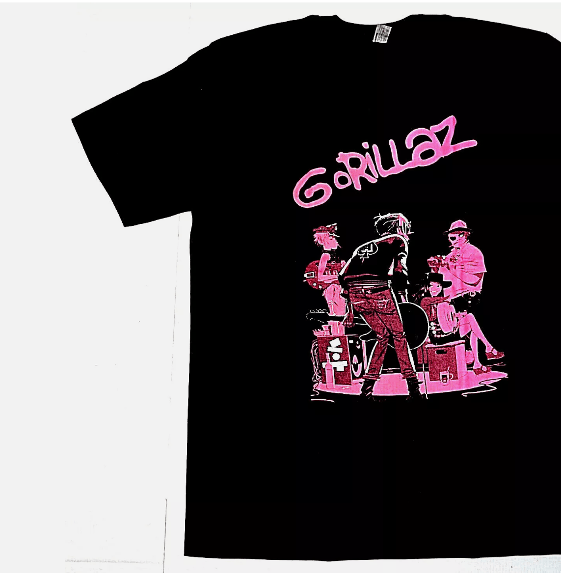 Band Tees GORILLAZ T-shirt Virtual Band Alt Rock Hip Hop Tee Size US XL / EU 56 / 4 - 2 Thumbnail