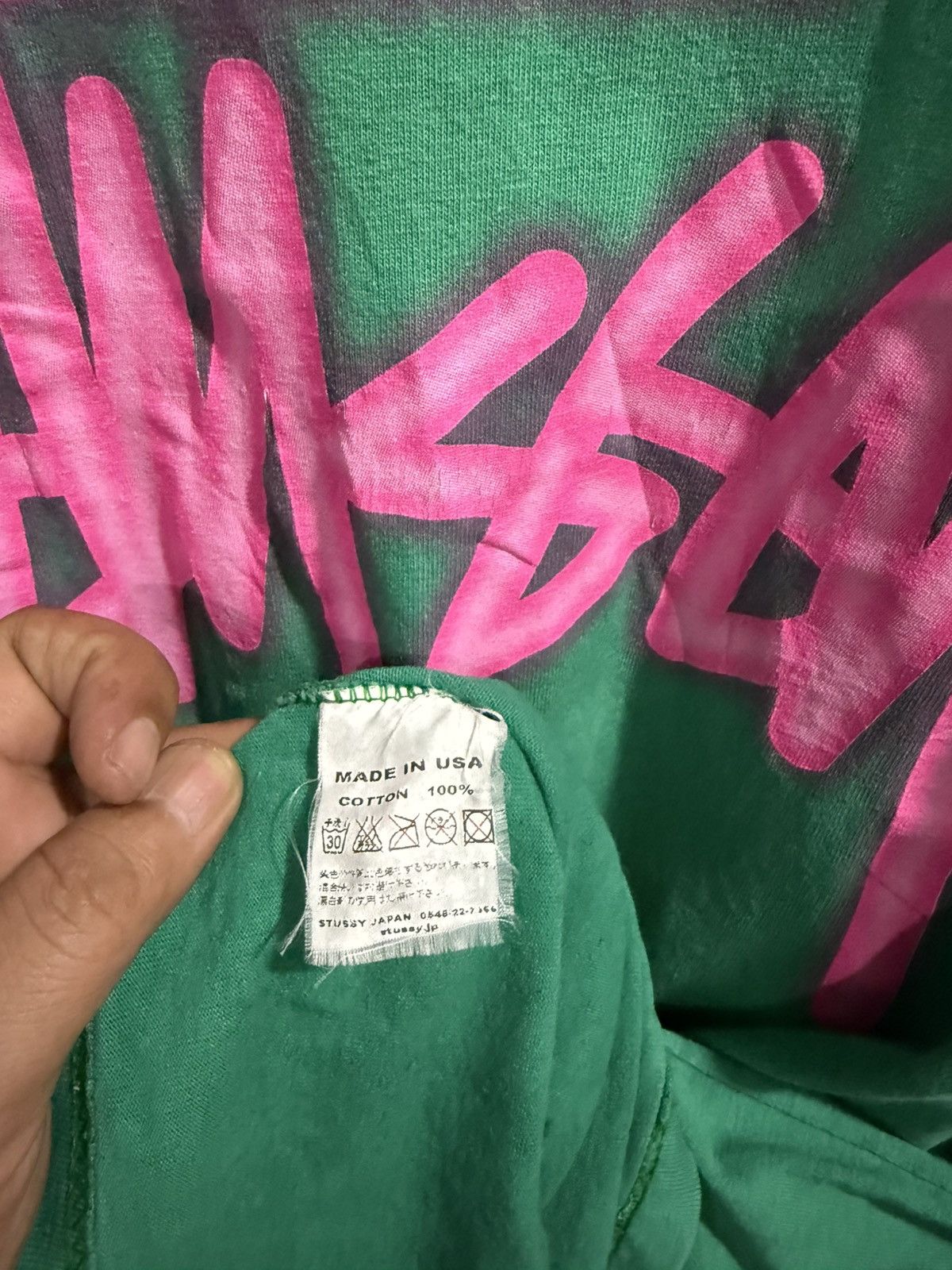 Stussy Vintage Stussy Backhit Streetwear Faded Tee Size US XL / EU 56 / 4 - 9 Thumbnail