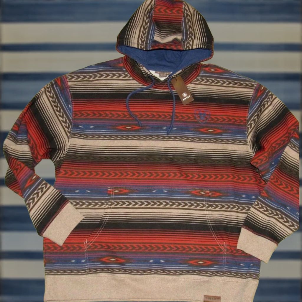 Ariat ARIAT Serape Southwestern Hoodie Sweater XXL NWT Size US XXL / EU 58 / 5 - 1 Thumbnail