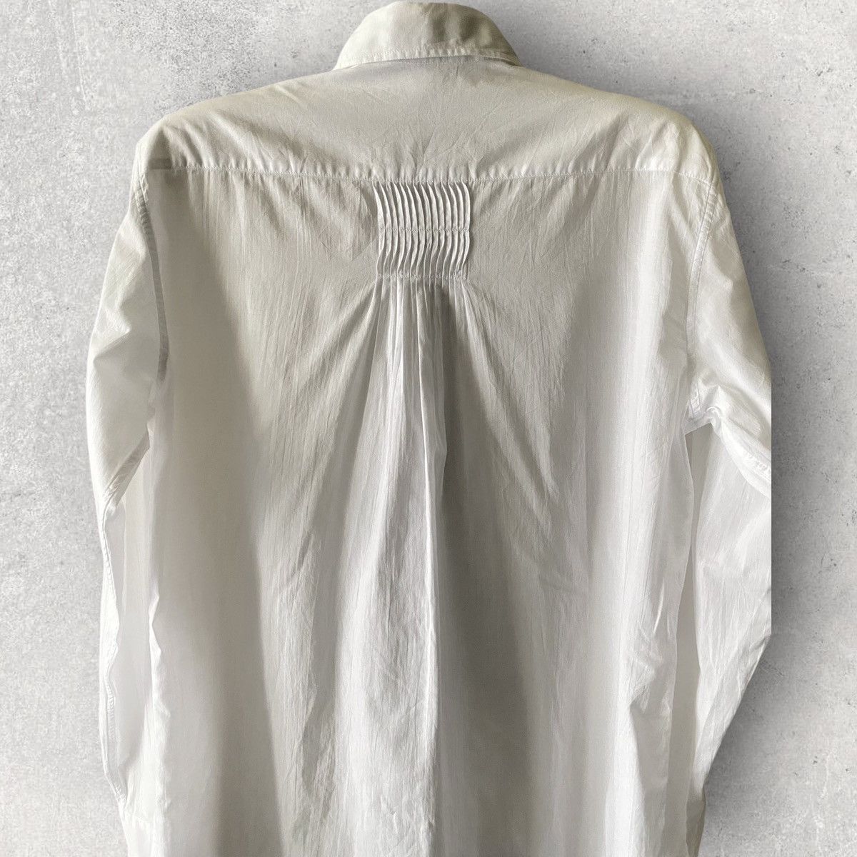 Ann Demeulemeester Ann Demeulemeester Wavy Frill Oversize Long Shirt Size XS / US 0-2 / IT 36-38 - 4 Thumbnail
