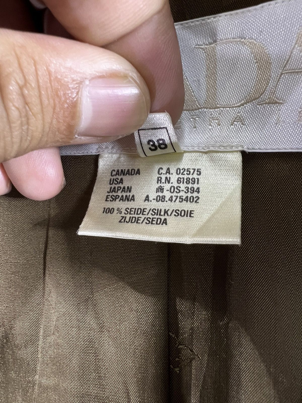 Escada 🔥 ESCADA by Margaretha Ley Silk Double Breasted Coat - 38 Size M / US 6-8 / IT 42-44 - 10 Thumbnail