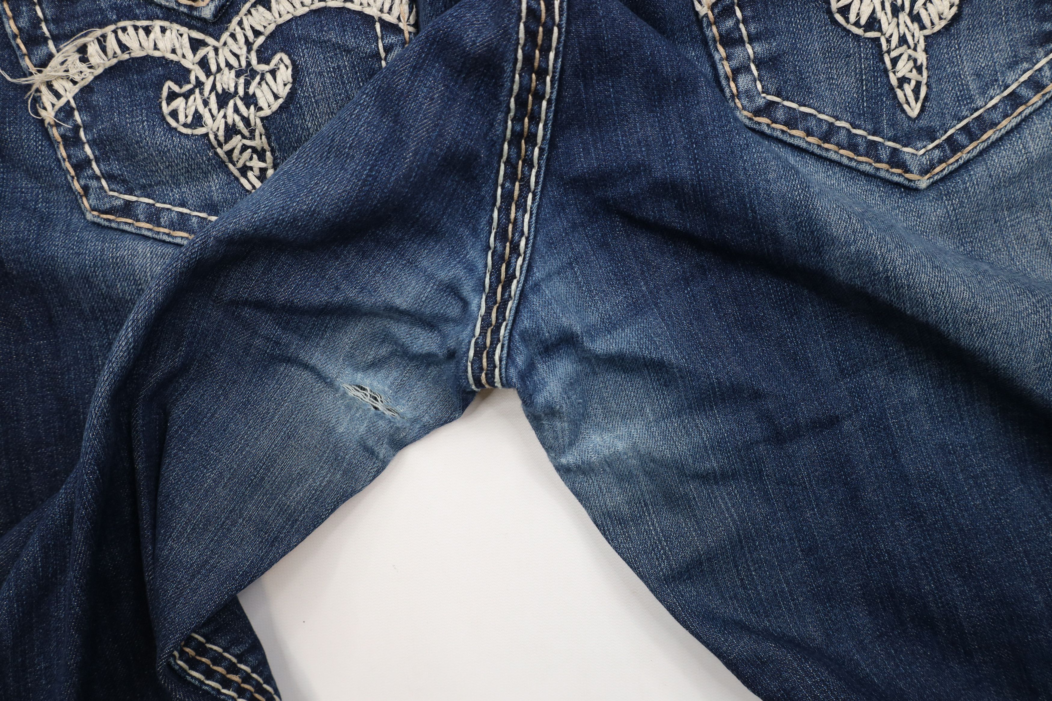 Rock Revival × Vintage Rock Revival Thick Stitch Jenna Bootcut Denim Jeans AS IS Size 34" / US 12 / IT 48 - 12 Thumbnail