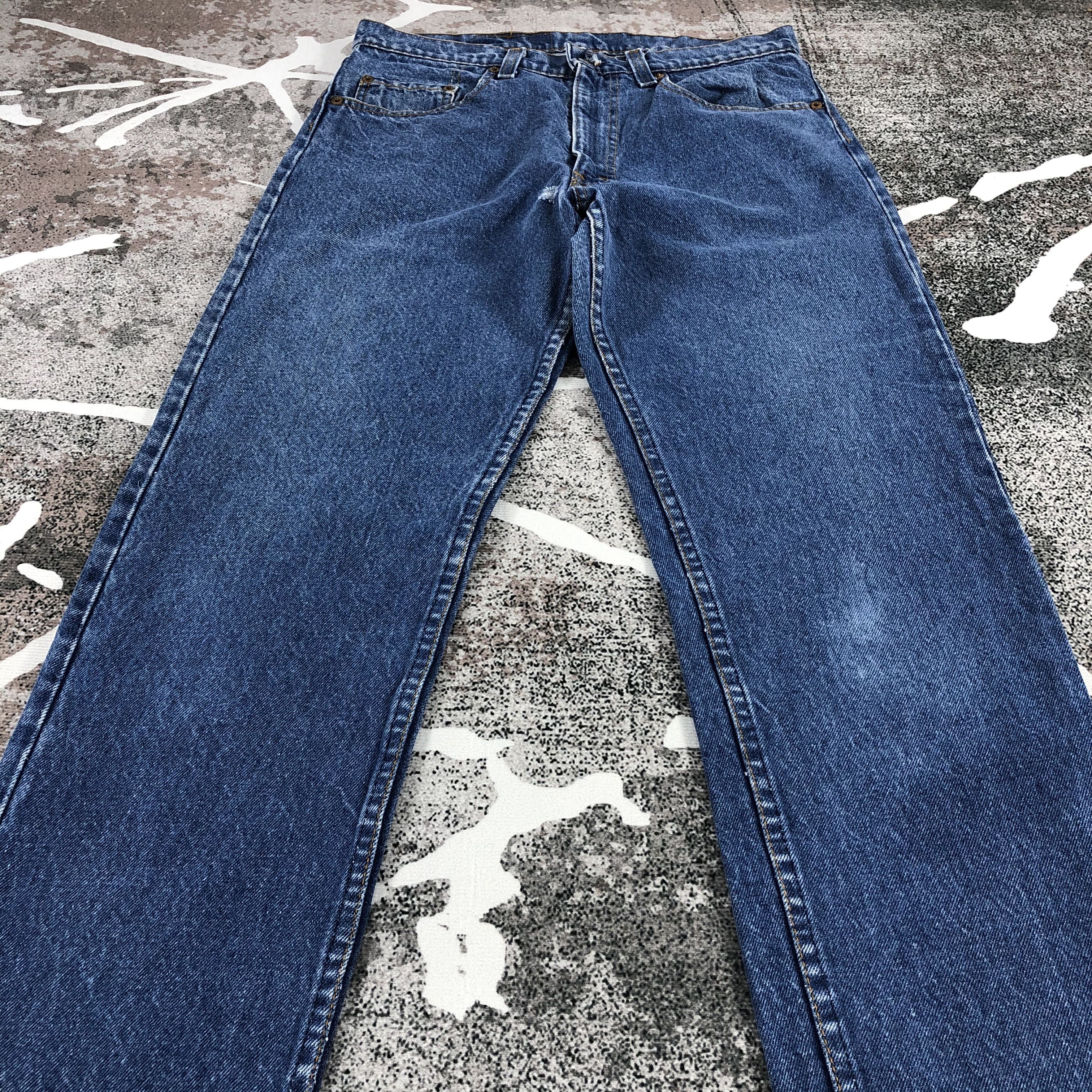 Levi's Vintage Levi's 505 Jeans Blue Wash Denim KJ602 Size US 30 / EU 46 - 3 Thumbnail