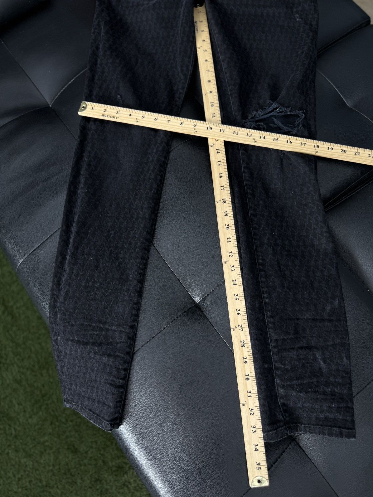 Amiri × Playboy Amiri x Playboy Bunny Logo Black Skinny Jeans Size 33 Size US 33 - 9 Thumbnail