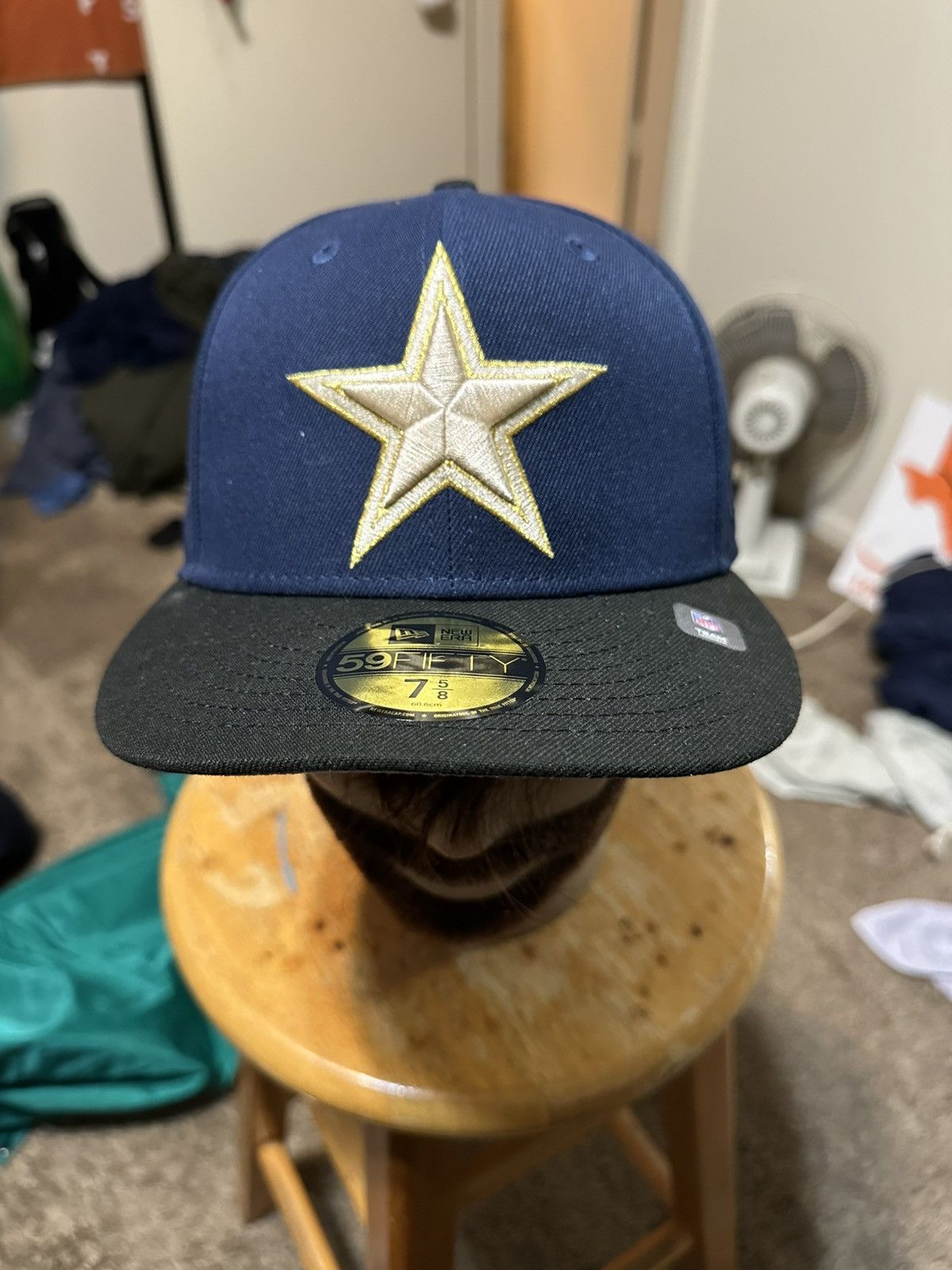 NFL Vintage NFL New era Dallas Cowboys 00s hat size 7 5/8 Size ONE SIZE - 2 Thumbnail