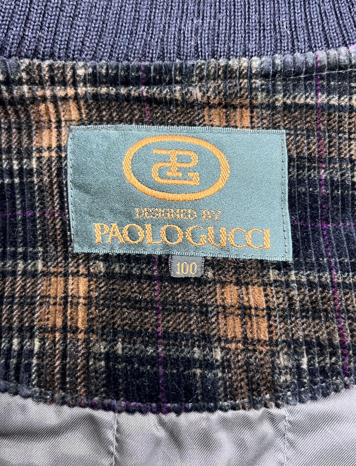 Paolo Gucci Vtg PAOLO GUCCI Corduroy Light Padded Jacket Size US M / EU 48-50 / 2 - 11 Thumbnail