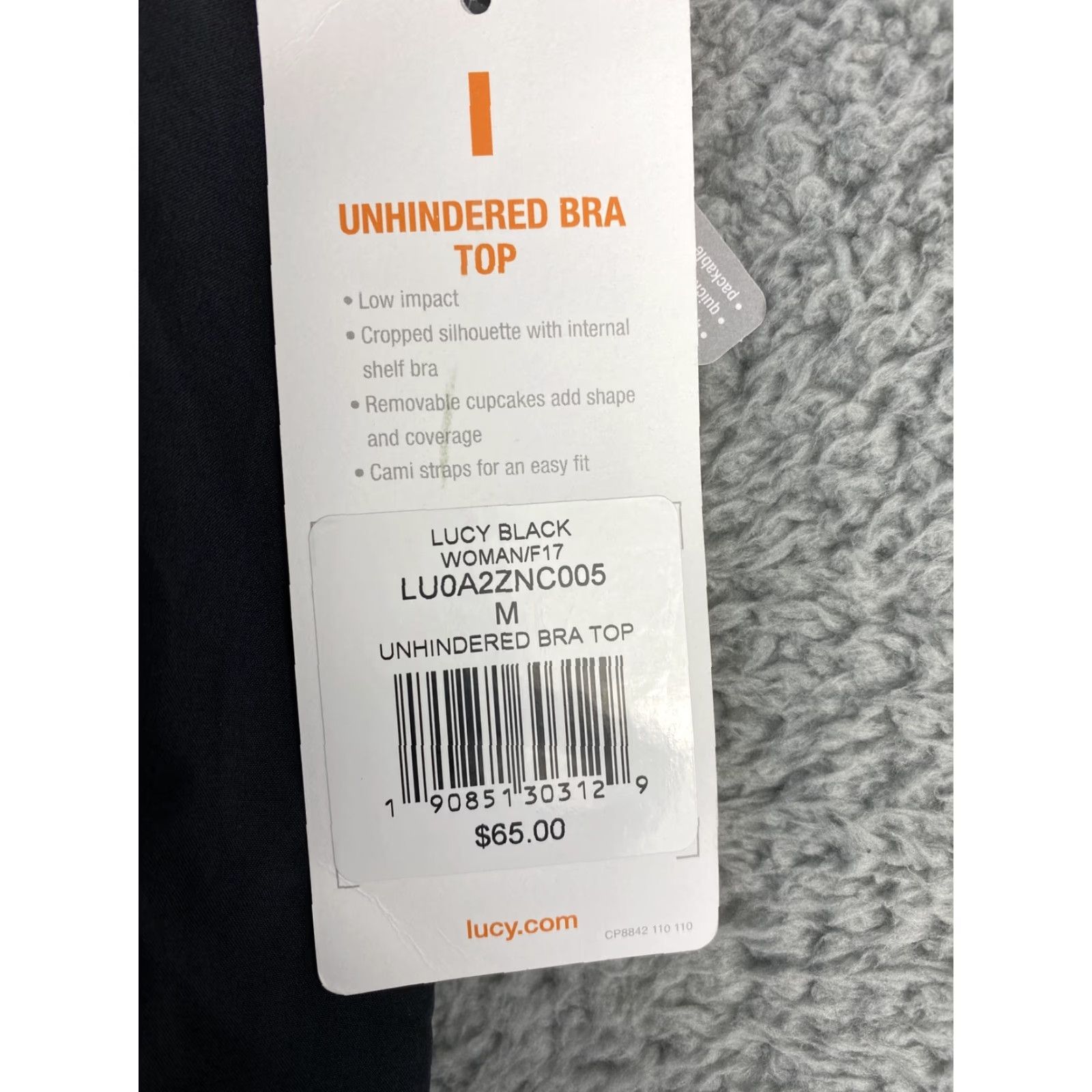 Vintage LUCY Women's Unhindered Black Tank Top Activewear Bra Size Medium Size M / US 6-8 / IT 42-44 - 3 Thumbnail