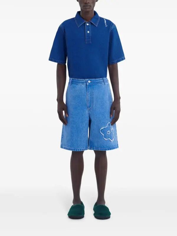 Marni o1w1db10526 Shorts in Blue Size US 30 / EU 46 - 3 Thumbnail