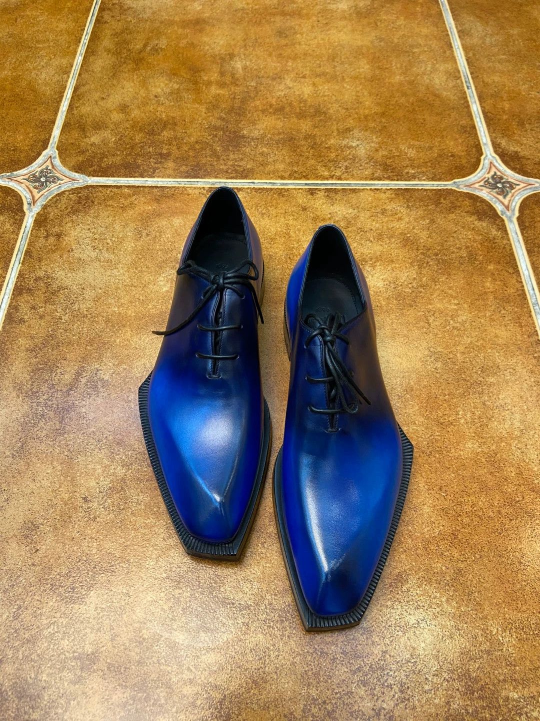 Berluti BERLUTI Blade US7.5 (40.5 EU) Blue Black Venice Calf Size US 7.5 / EU 40-41 - 1 Thumbnail