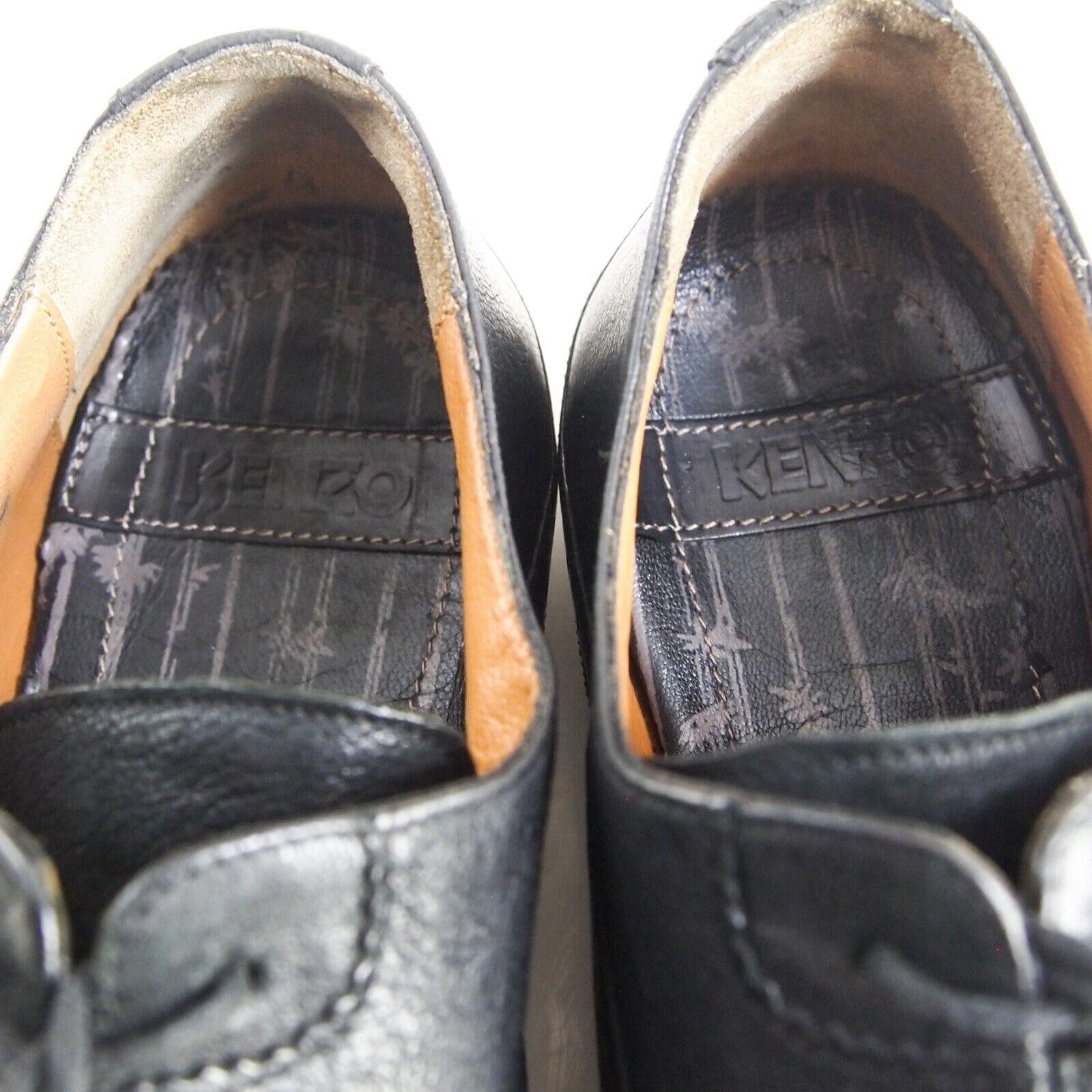 Kenzo Kenzo Wingtip Oxfords Black Leather Mens EU 41 US 8 Size US 8 / EU 41 - 4 Thumbnail