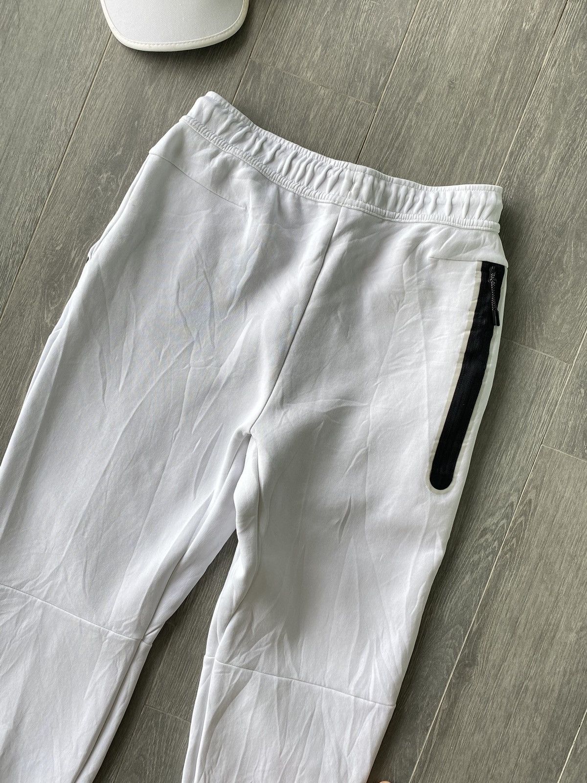 Nike White Nike Tech Fleece Joggers Size US 30 / EU 46 - 5 Thumbnail