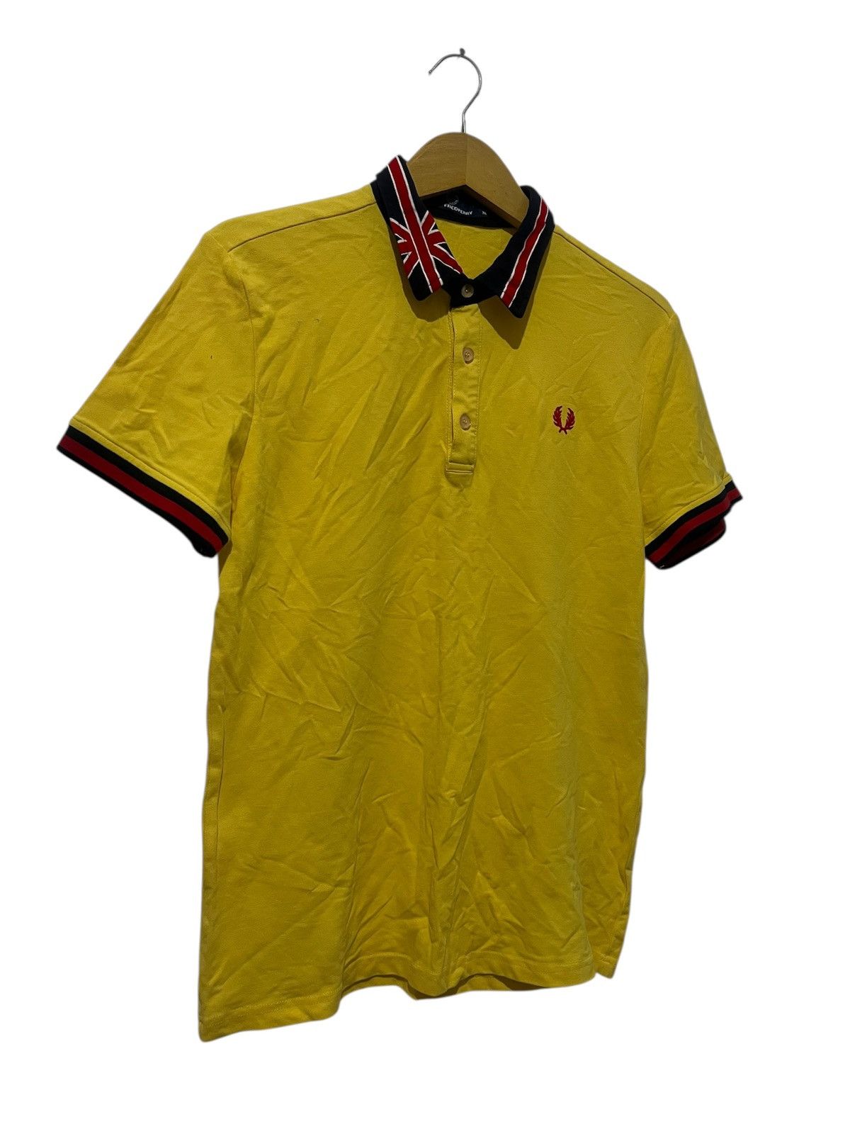 Fred Perry Union Jack collar short sleeve polo shirt fred perry Size US M / EU 48-50 / 2 - 2 Thumbnail