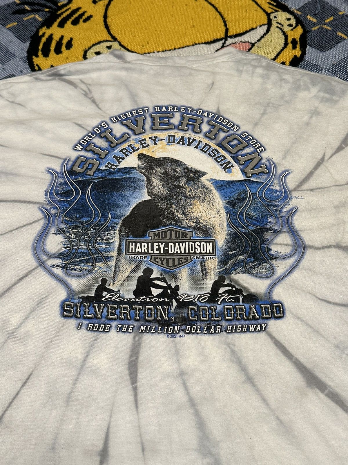 Harley Davidson Vintage Harley Davidson Wolf Shirt Size US XL / EU 56 / 4 - 2 Thumbnail
