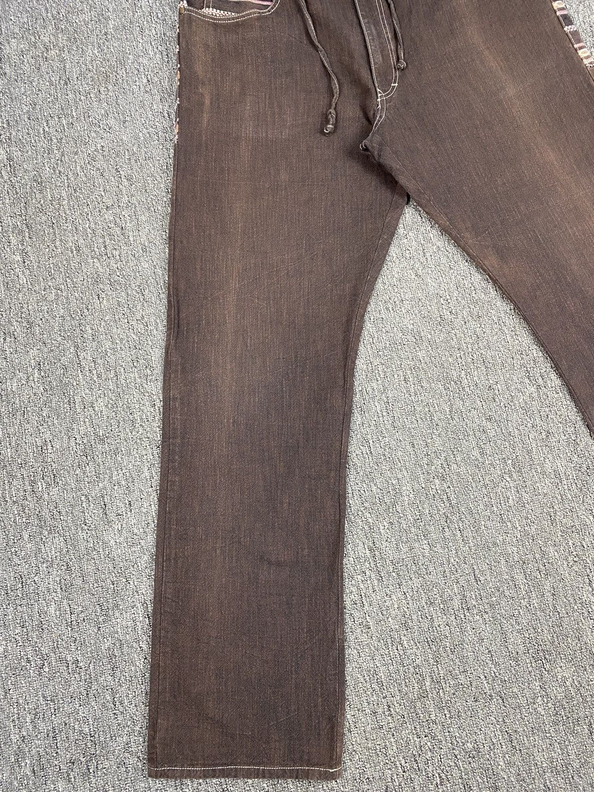 Japanese Brand Concave Attempt Native Flare Pant Size US 32 / EU 48 - 4 Thumbnail
