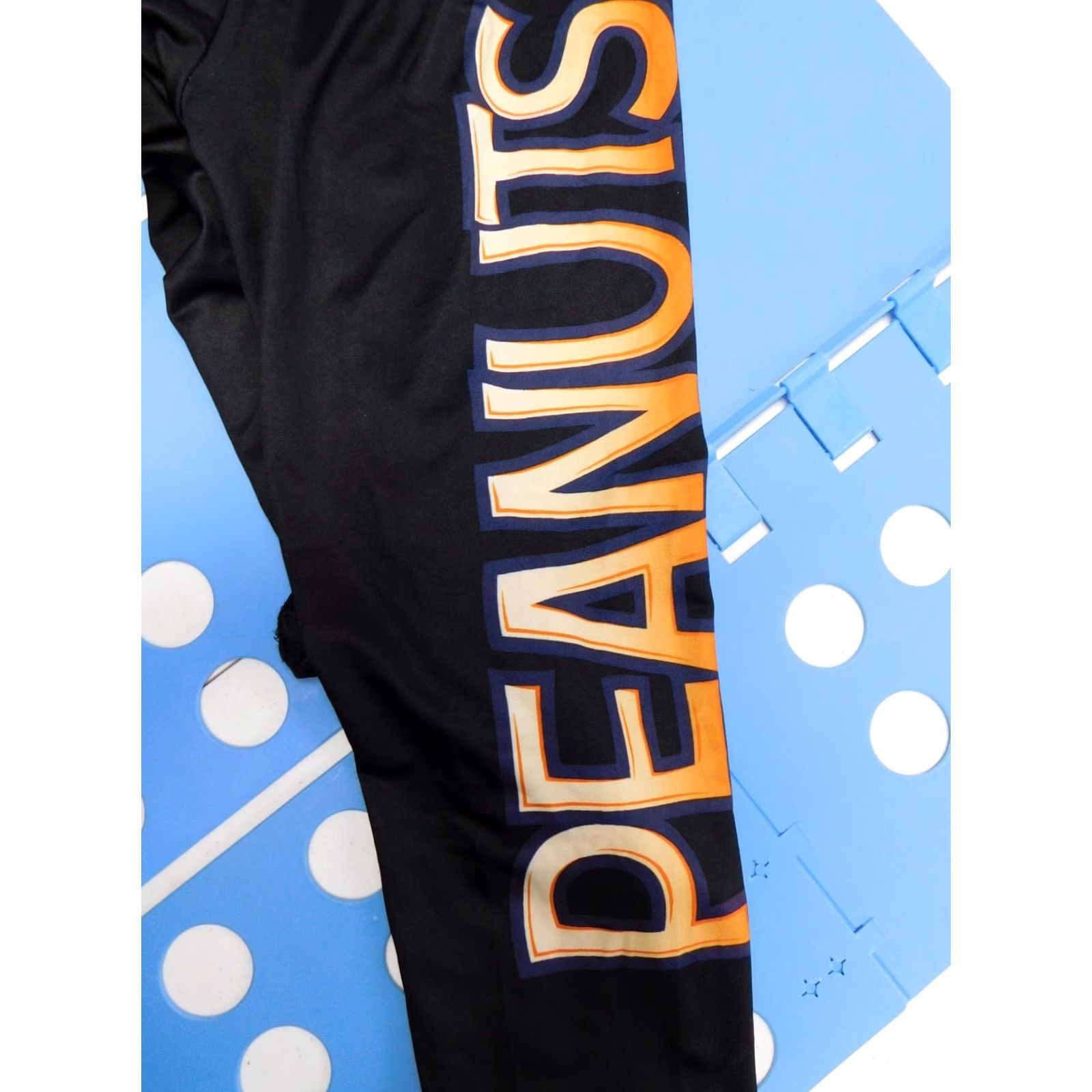 Peanuts Peanuts Charlie Brown Snoopy Great Pumpkin Halloween Leggings - Black XS Woman Footless Halloween Theme Girls Womens Size 26" / US 2 / IT 38 - 5 Thumbnail