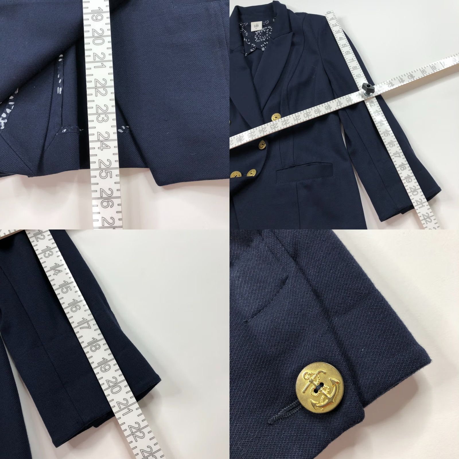 Vintage Cabi 10 Nautical Grand Slam Rayon Button Blazer Jacket Blue 5150 Blazer Women Regular Size 10 Blue 5150 Size L / US 10 / IT 46 - 8 Thumbnail
