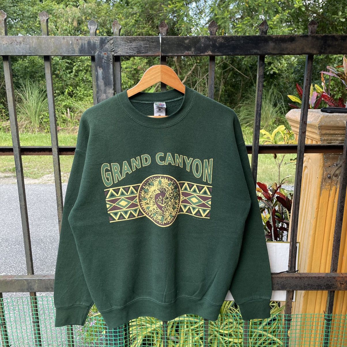 Vintage 🔥Vintage 90s Grand Canyon Native Pop Art Sweatshirts Size US M / EU 48-50 / 2 - 1 Thumbnail
