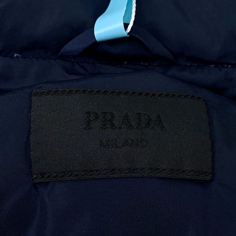 Prada Prada Dark blue triangle zipper down coat Size US S / EU 44-46 / 1 - 6 Thumbnail