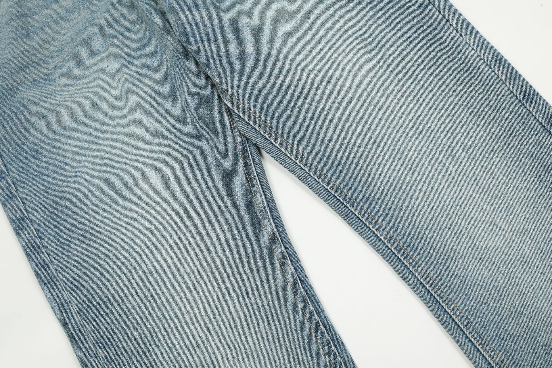 Japanese Brand × Jean Men's simple retro blue American style washed flared jeans Size US 32 / EU 48 - 6 Thumbnail