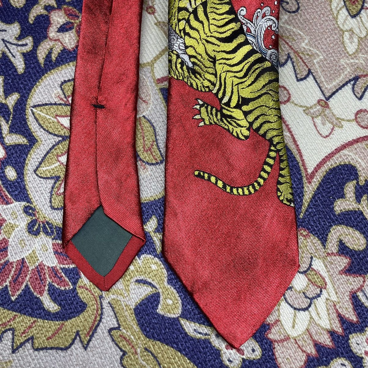Alexander McQueen ALEXANDER MQUEEN Tiger Design Necktie Size ONE SIZE - 5 Thumbnail