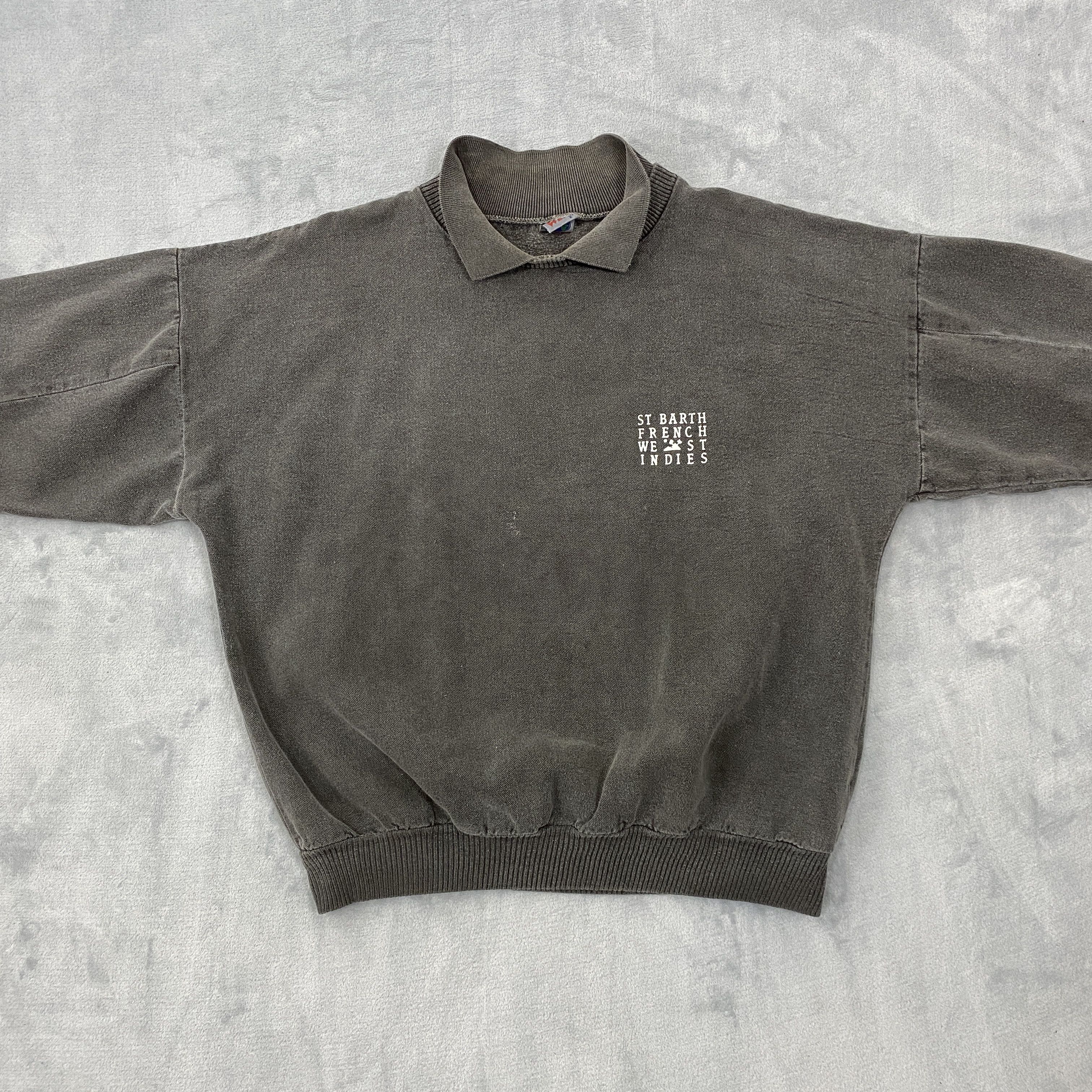 Vintage × Wek ST BARTH FRENCH WEST INDIES Sweatshirt Women Size 2 XS WEK Size XS / US 0-2 / IT 36-38 - 9 Thumbnail