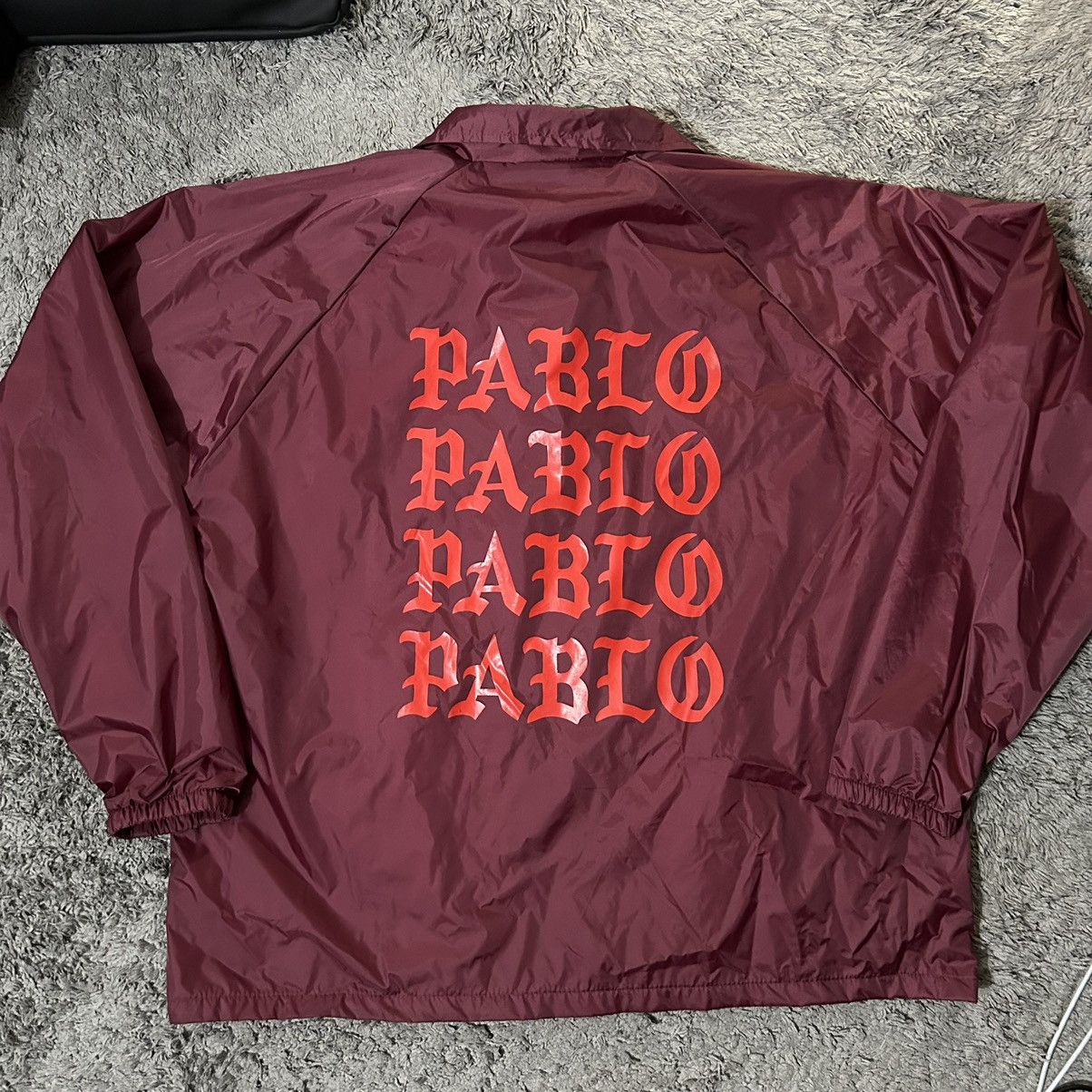 Kanye West The Life Of Pablo Red Coach Jacket Grailed