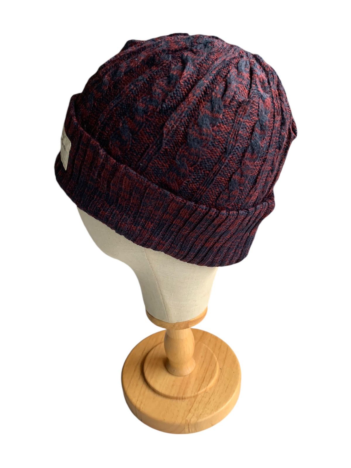 Japanese Brand × SHIPS Knitted Crochet Ships Jet Blue Winter Sessions Beanie Hats Size ONE SIZE - 8 Thumbnail