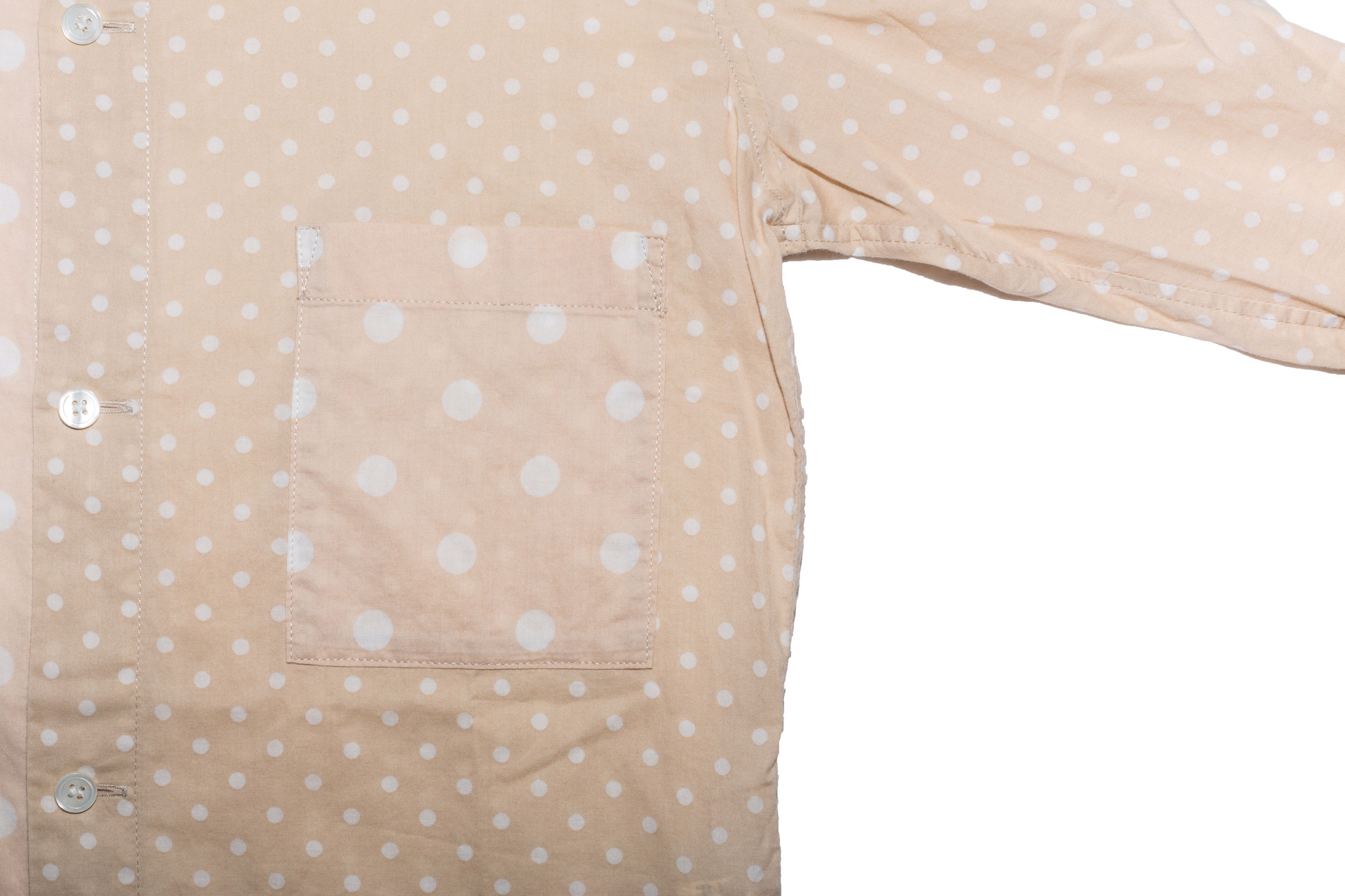 Yohji Yamamoto ASYMMETRIC POLKA DOT BLOUSE SHIRT Size S / US 4 / IT 40 - 6 Thumbnail