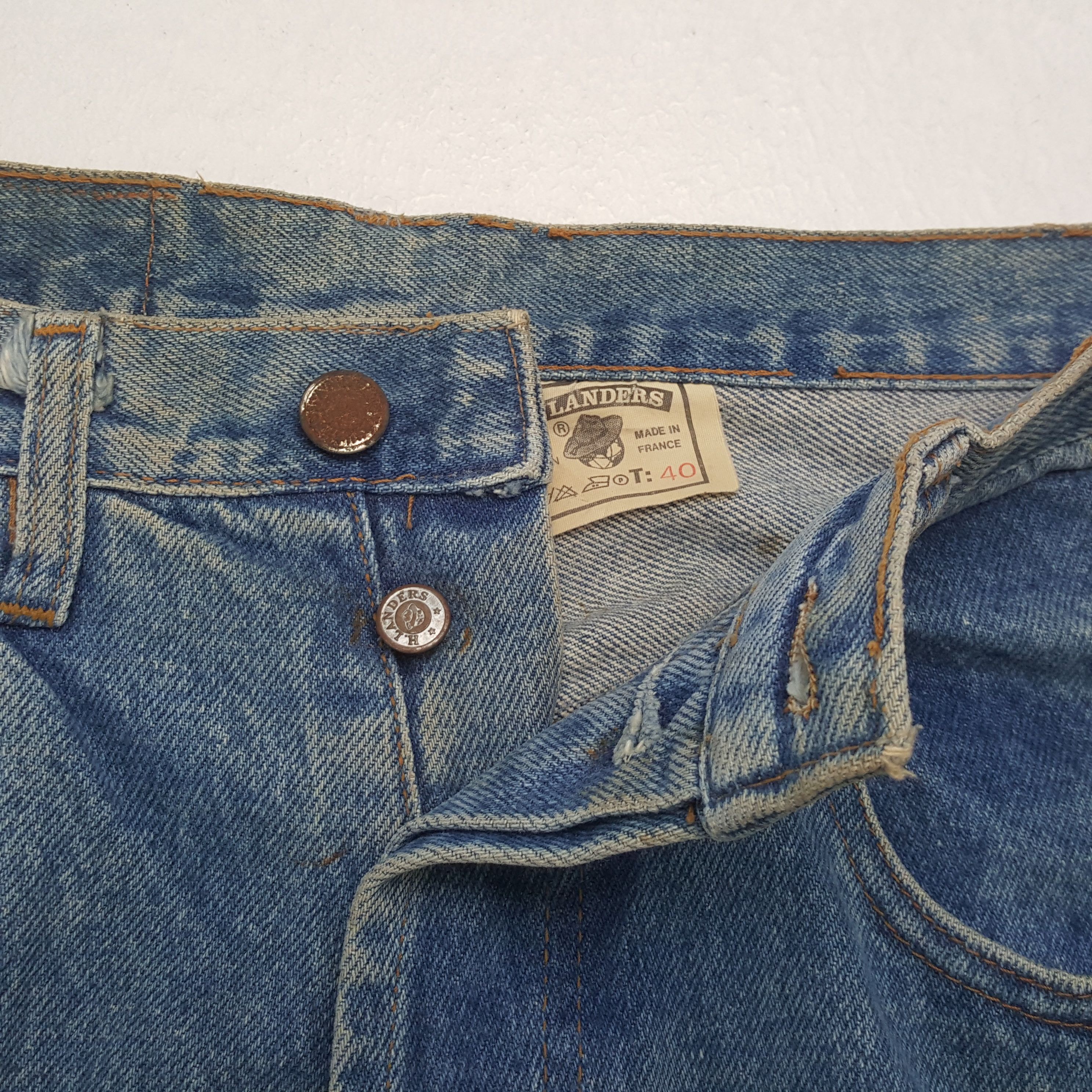 Vintage H Landers Fashion Style Jeans RR18 Size US 28 / EU 44 - 12 Thumbnail