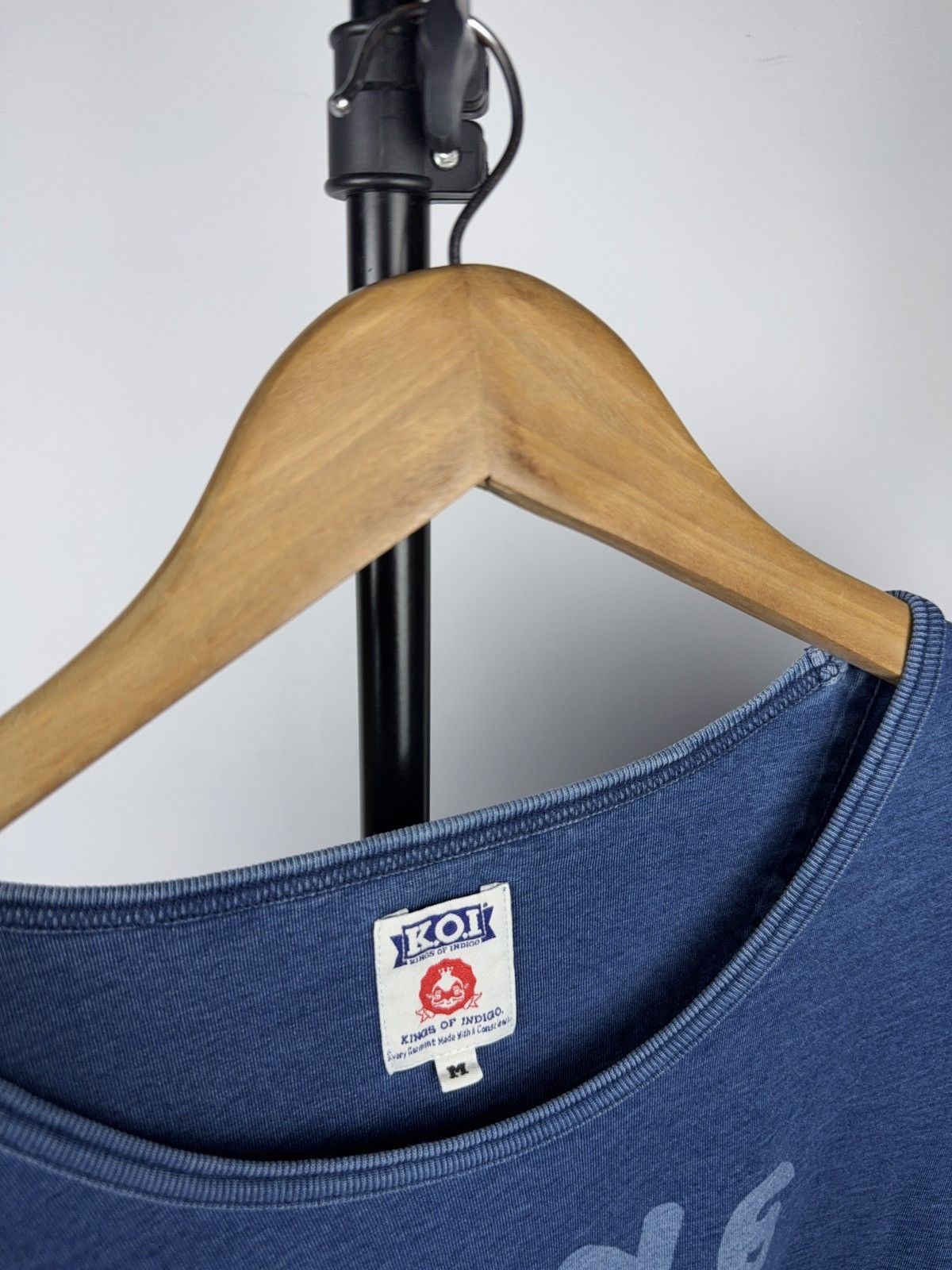 Kings Of Indigo 00s Japanese KOI Kings of Indigo Graphic Indigo Dyed T-Shirt Size US M / EU 48-50 / 2 - 6 Thumbnail