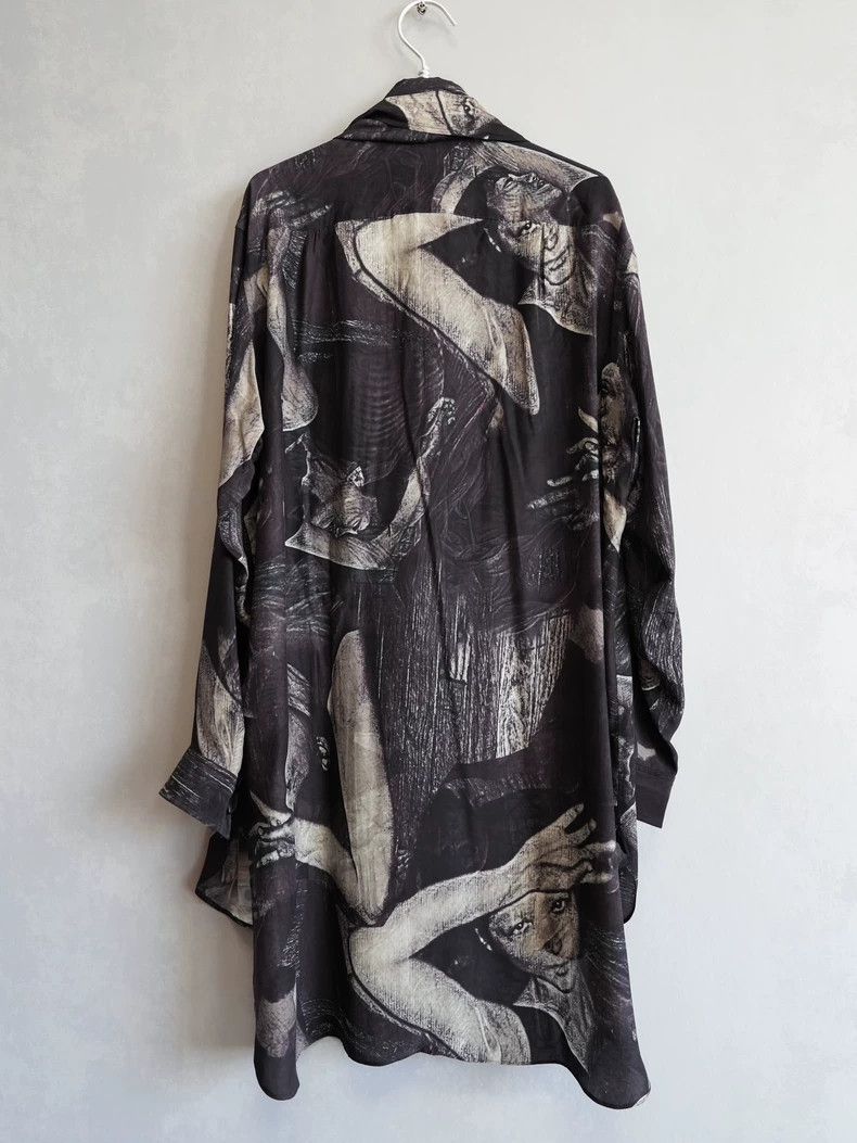 Yohji Yamamoto Yohji Yamamoto22 AWBekshinsky Scarf Collar Shirt 2503-Nexta Size US M / EU 48-50 / 2 - 6 Thumbnail