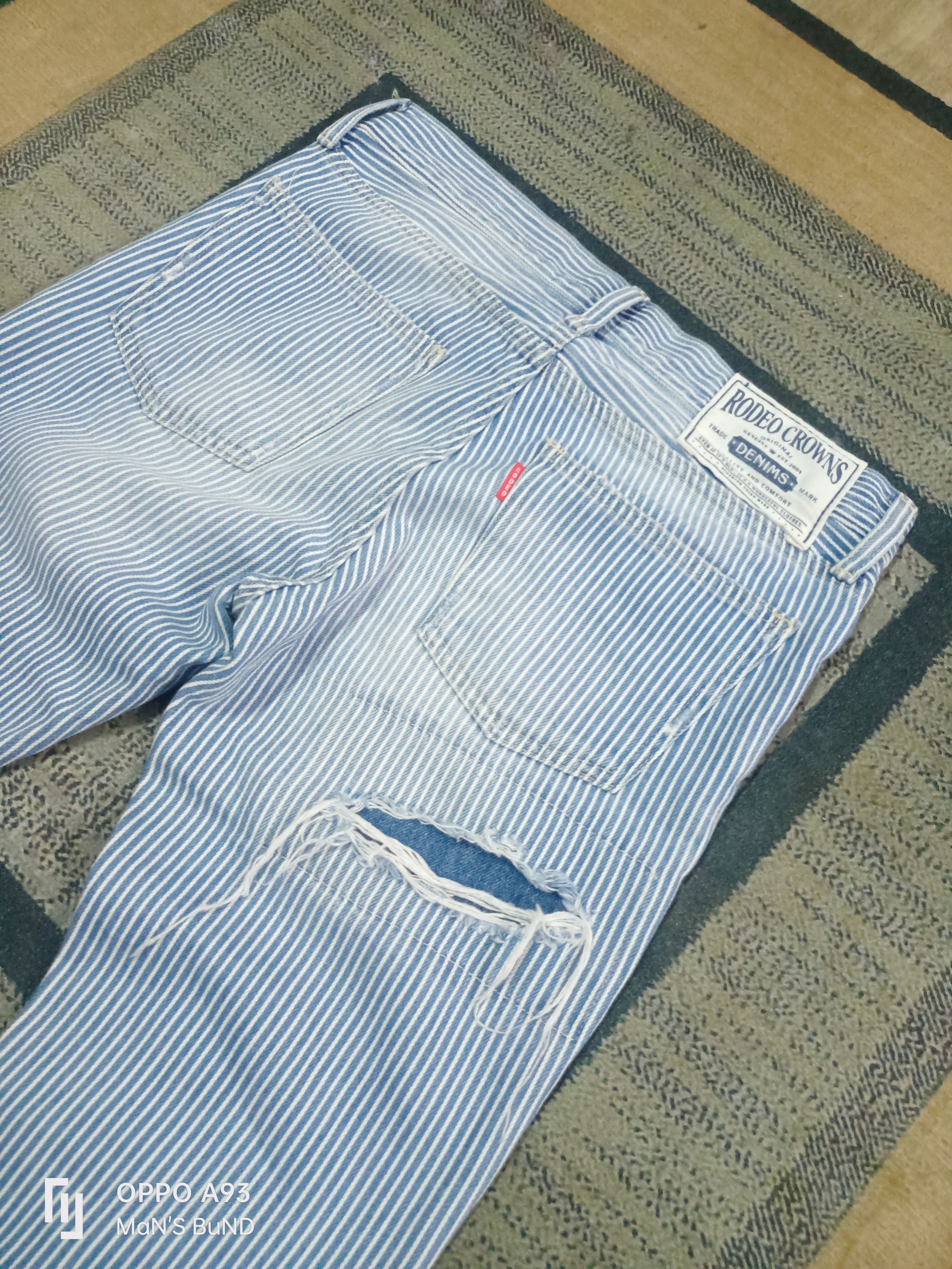 Japanese Brand RODEO CROWNS JEANS NICE DESIGN Size US 30 / EU 46 - 7 Thumbnail