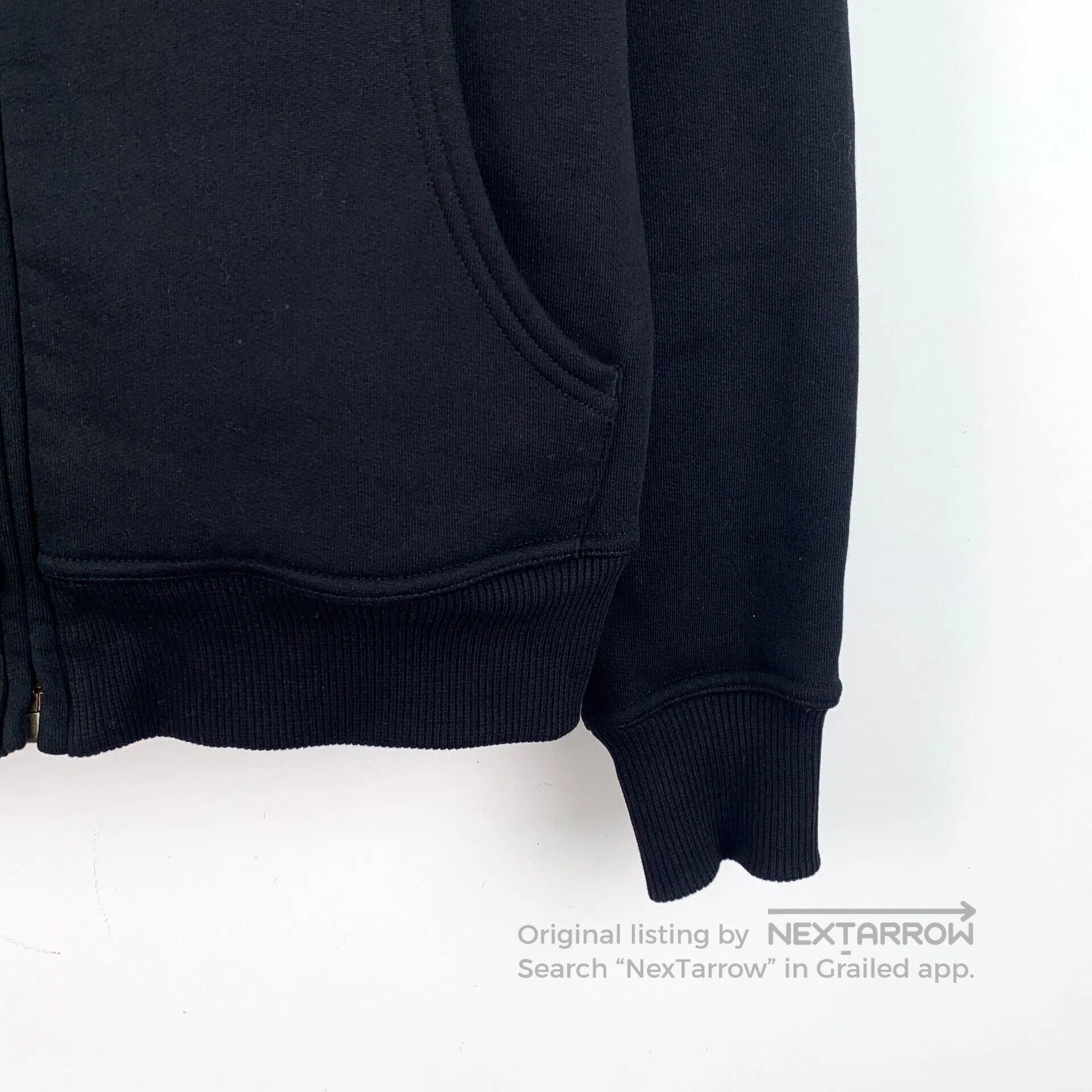 Burberry Burberry Black Logo Embroidered Cotton Hooded Drawstring L Size US S / EU 44-46 / 1 - 4 Thumbnail