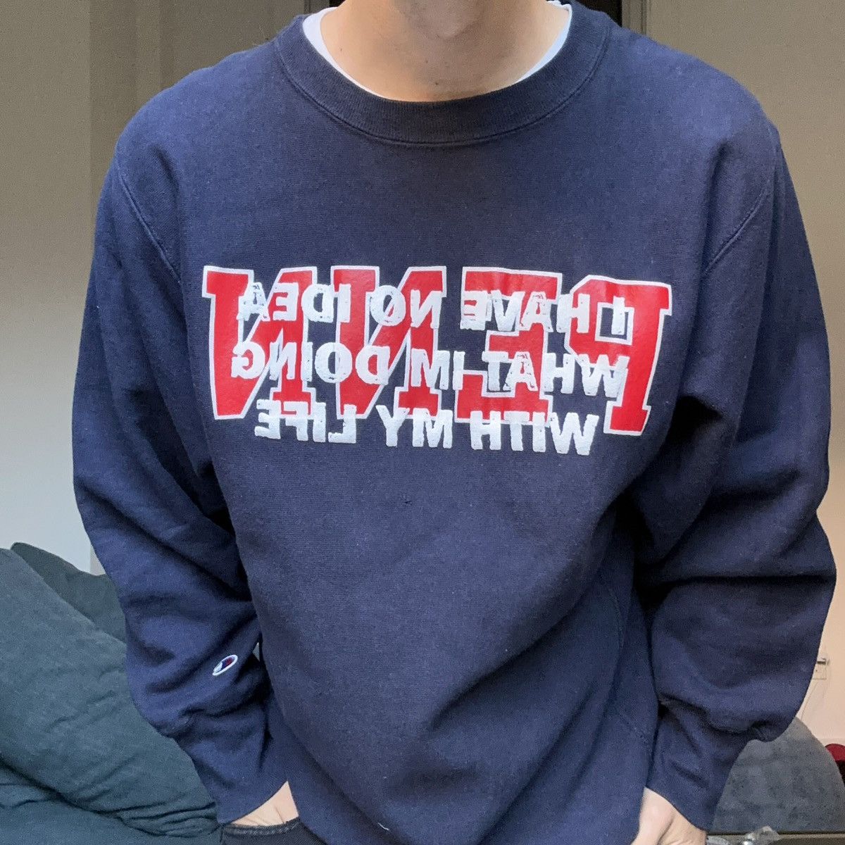 Champion Custom 80s Penn College Champion Reverse Weave Sweatshirt Size US XXL / EU 58 / 5 - 3 Thumbnail